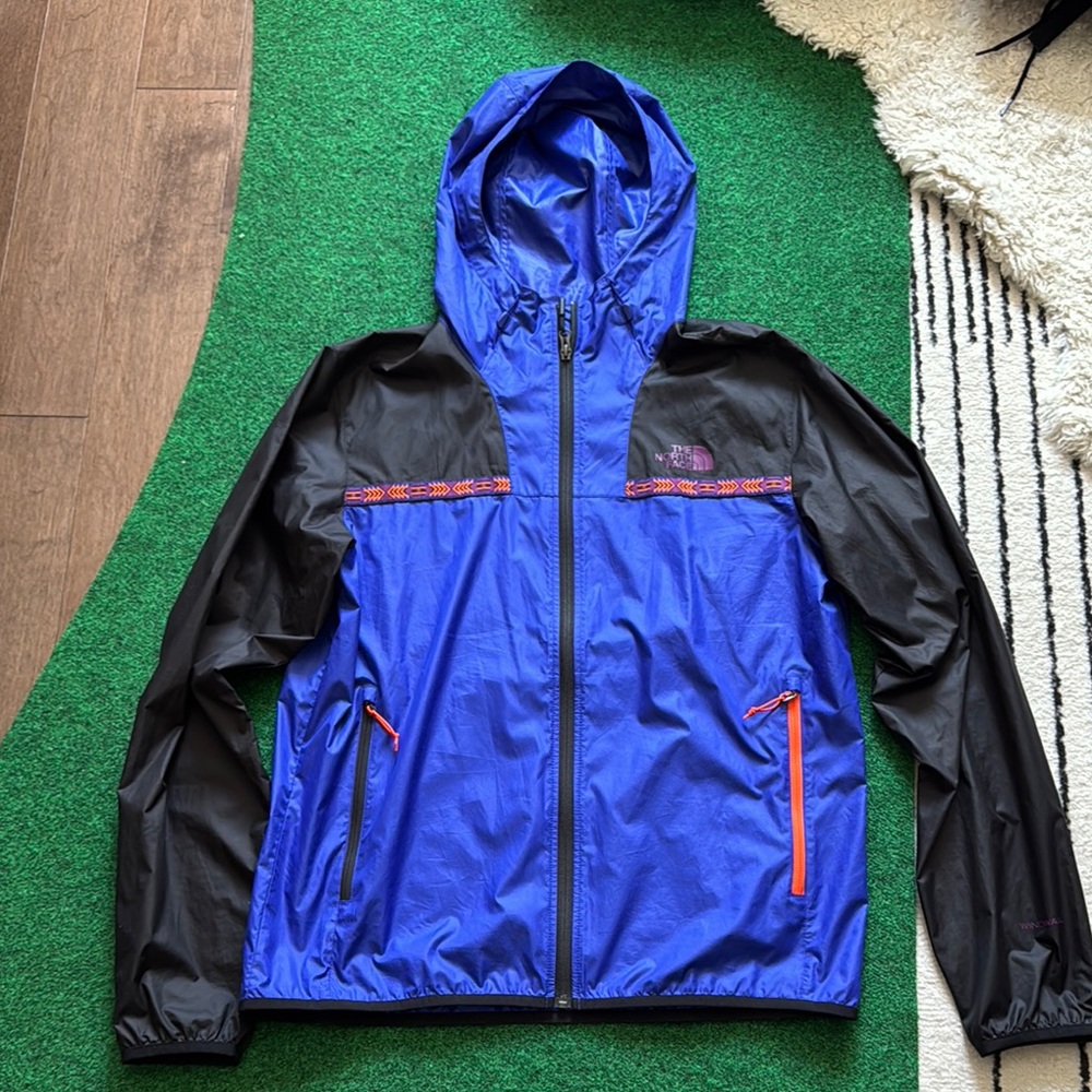 The North Face Men's Blue and Black Jacket